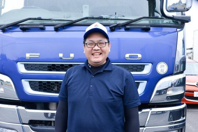 入社8ヶ月_今はAT2tを運転中だけど、いずれは自分の身体にあった大型車輛の運転を目指すCさん
