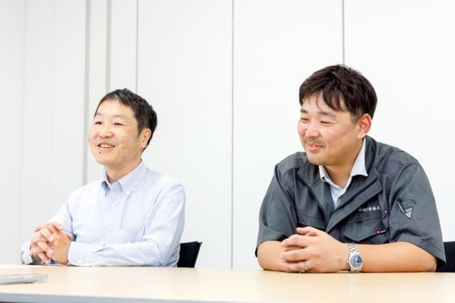 営業スタッフは40代を中心に4人在籍。全員未経験から10年近く活躍しているので、安定して働けます。