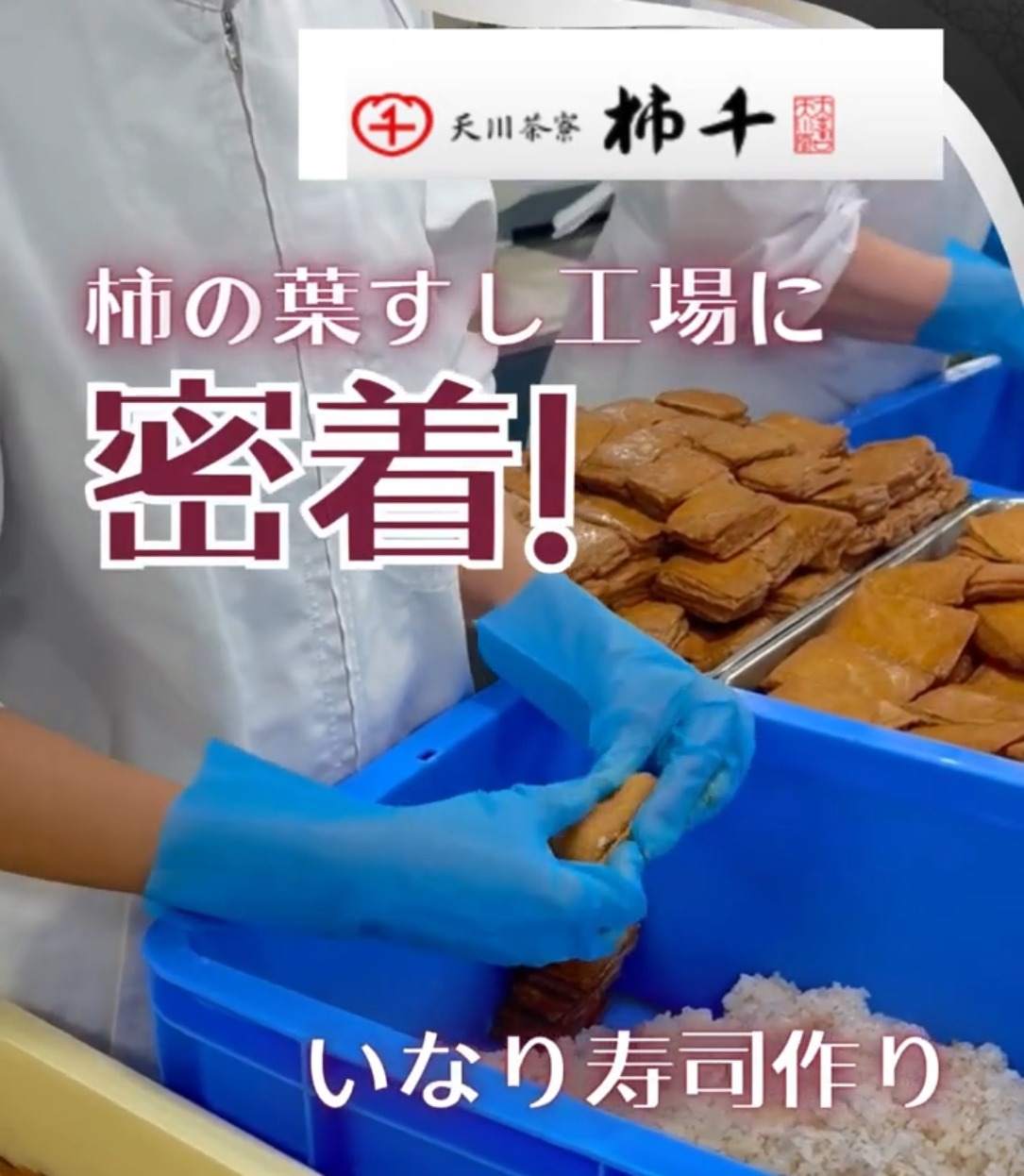 株式会社柿の葉すし本舗たなか 動画 調理補助