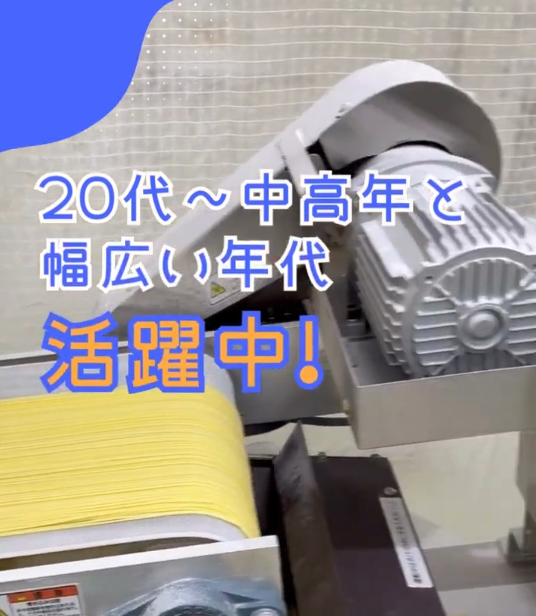 株式会社ツルミ製麺所 動画 食品製造