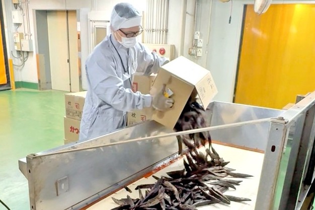 【食品製造/パート】未経験OK!WワークOK!土・日・祝休み!(会社カレンダーによる)花かつおの製造作業