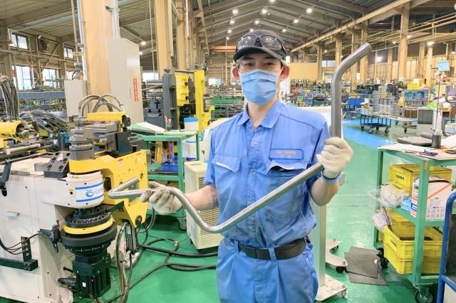 1児の父親でもあるMさん(入社8年・副班長)負けず嫌いな性格が今の仕事にあっているとか…