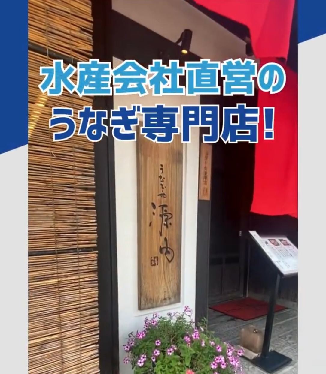うなぎや源内　木村水産株式会社 動画 専門料理店