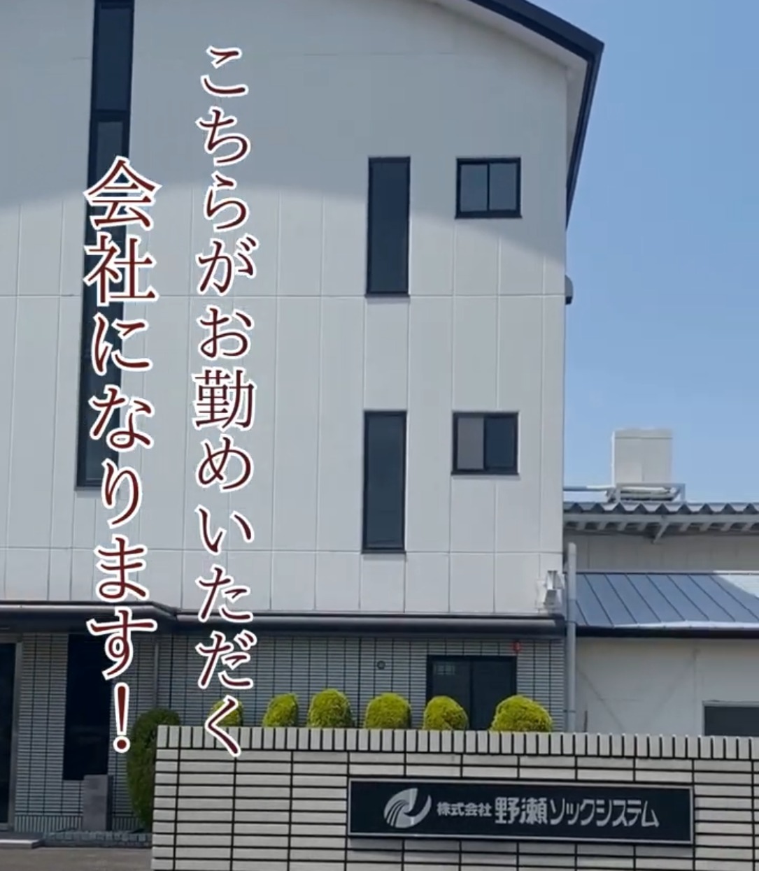 株式会社野瀬ソックシステム 動画 検品・検査