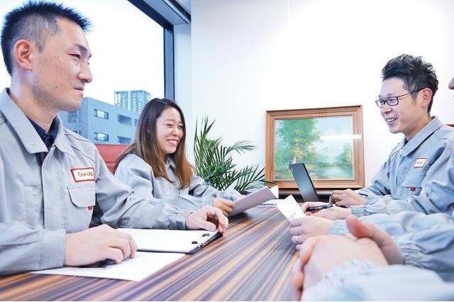 オフィスサポート事業部は20代～40代が中心となって活躍しています。